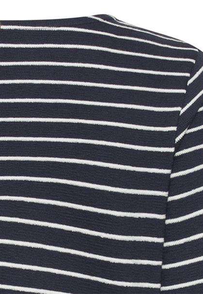 Jerseyshirt mit Seitenschlitzen night blue with milk