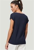 Jerseyshirt mit Wasserfallausschnitt hydrangea