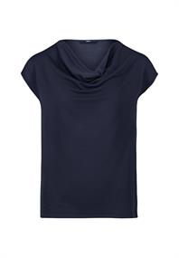 Jerseyshirt mit Wasserfallausschnitt hydrangea