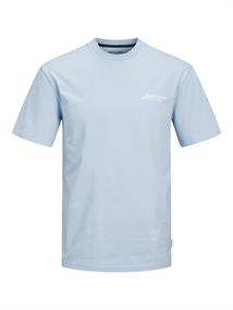 JJBEAU TEE SS CREW NECK chambray blue