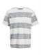 JJBIRK STRIPED TEE SS CREW NECK sky captain