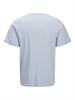 JJCOLE PRINT TEE SS CREW NECK LN celestial blue