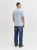 JJCOLE PRINT TEE SS CREW NECK LN celestial blue