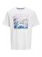 JJCOLTON PHOTOPRINT TEE SS CREW NECK white
