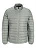 JJEACE SPRING PUFFER COLLAR SN light grey melange