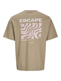 JJEAMES TEE SS CREW NECK coriander