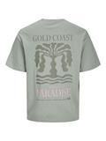 JJEAMES TEE SS CREW NECK iceberg green