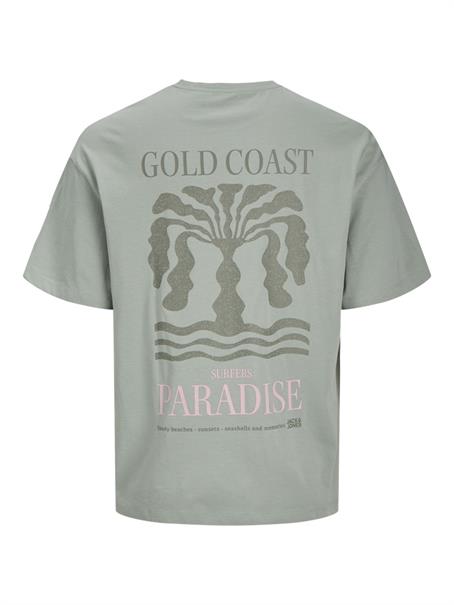 JJEAMES TEE SS CREW NECK iceberg green