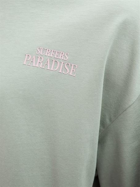 JJEAMES TEE SS CREW NECK iceberg green