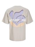 JJEAMES TEE SS CREW NECK moonbeam
