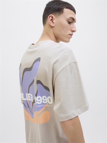 JJEAMES TEE SS CREW NECK moonbeam