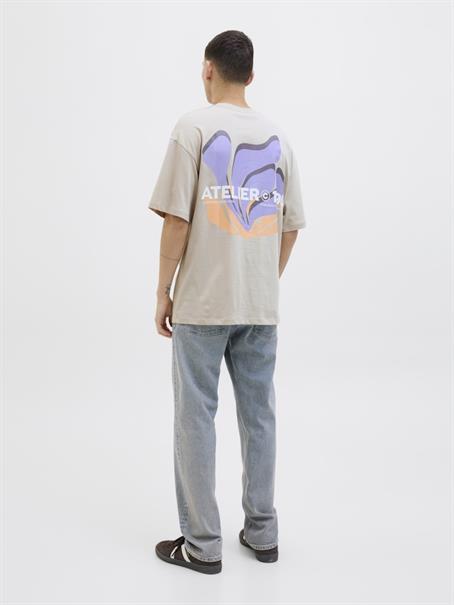JJEAMES TEE SS CREW NECK moonbeam