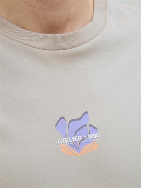 JJEAMES TEE SS CREW NECK moonbeam