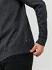 JJEBASIC KNIT CREW NECK NOOS dark grey melange