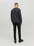 JJEBASIC KNIT CREW NECK NOOS dark grey melange