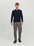 JJEBASIC KNIT V-NECK NOOS navy blazer1