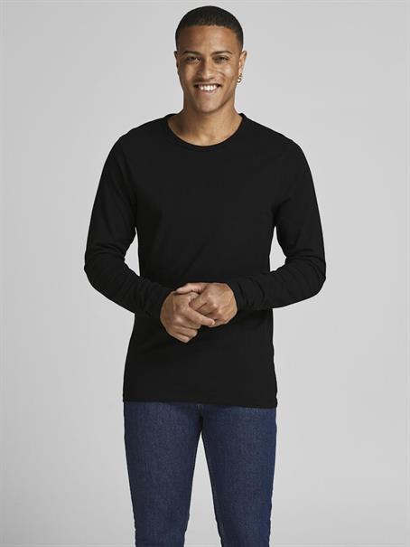 JJEBASIC O-NECK TEE L/S NOOS black