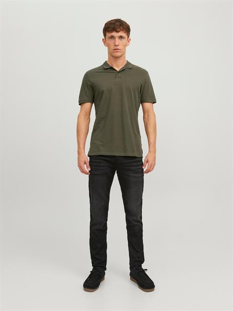 JJEBASIC POLO SS NOOS olive night