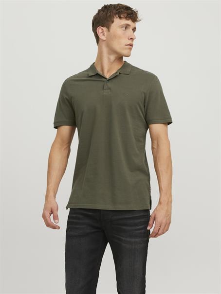 JJEBASIC POLO SS NOOS olive night