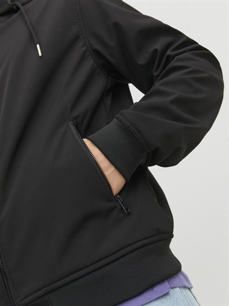 JJEBASIC SOFTSHELL HOOD NOOS black