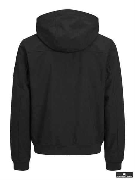 JJEBASIC SOFTSHELL HOOD NOOS black