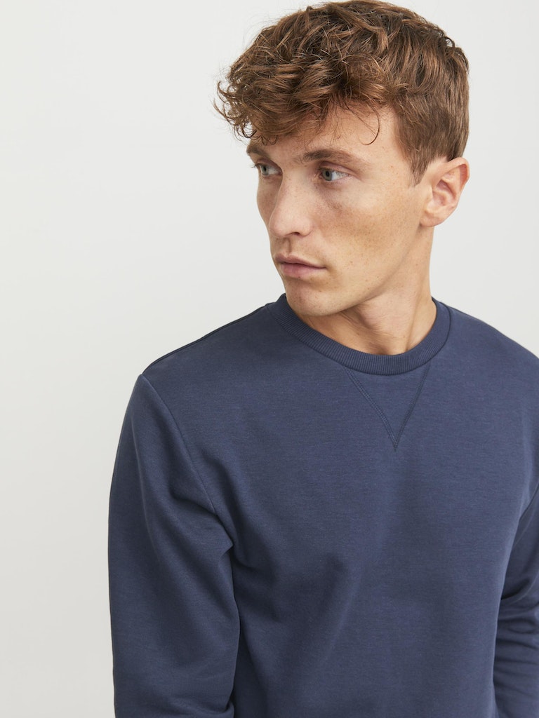 Jack Jones Herren Sweatshirt JJEBASIC SWEAT CREW NECK NOOS navy blazer bequem online kaufen bei Tara M
