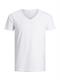 JJEBASIC V-NECK TEE S/S NOOS white