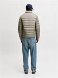 JJEBERG LIGHT DOWN COLLAR PUFFER NOOS vetiver