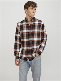 JJECLASSIC AUTUMN CHECK SHIRT LS SN hawaiian sunset