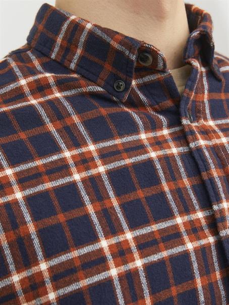 JJECLASSIC AUTUMN CHECK SHIRT LS SN hawaiian sunset