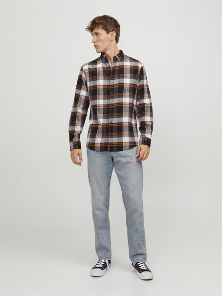 JJECLASSIC AUTUMN CHECK SHIRT LS SN hawaiian sunset