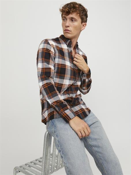 JJECLASSIC AUTUMN CHECK SHIRT LS SN hawaiian sunset