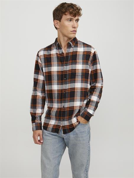 JJECLASSIC AUTUMN CHECK SHIRT LS SN hawaiian sunset