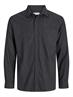 JJECLASSIC MELANGE SHIRT L/S NOOS dark grey melange