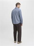 JJECLASSIC MELANGE SHIRT L/S NOOS faded denim