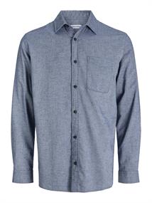 JJECLASSIC MELANGE SHIRT L/S NOOS faded denim