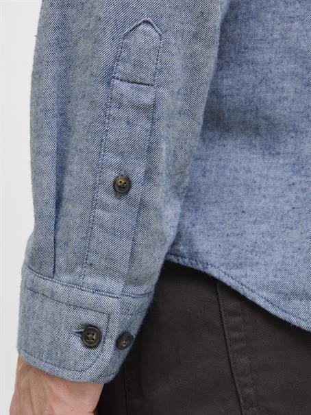 JJECLASSIC MELANGE SHIRT L/S NOOS faded denim