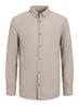 JJECLASSIC MELANGE SHIRT LS NOOS oatmeal
