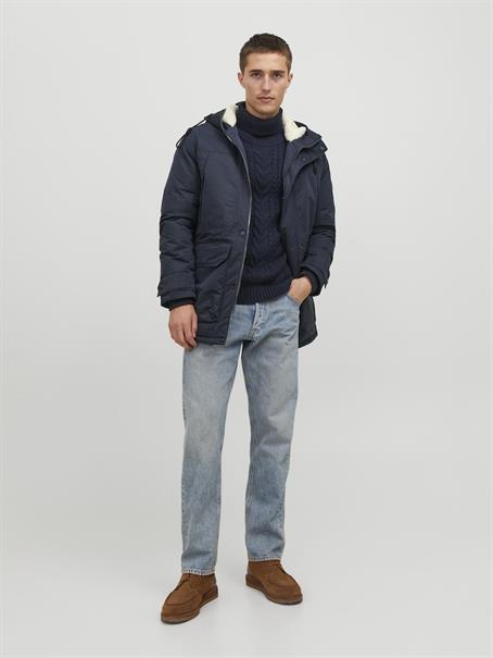 JJECLIP PARKA SN dark navy