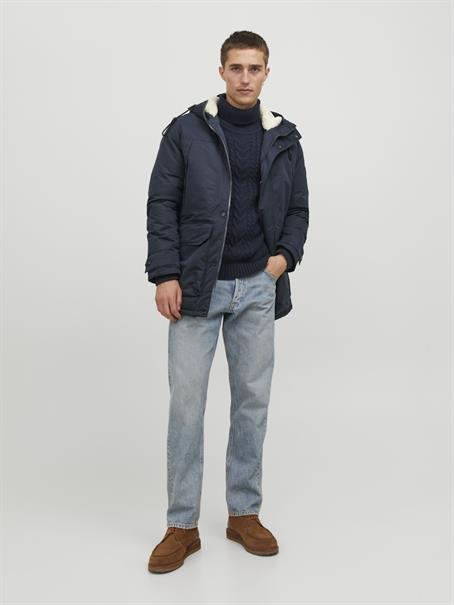 JJECLIP PARKA SN dark navy