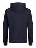 JJECORP LOGO SWEAT HOOD NOOS navy blazer-reg -large print