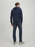 JJECORP LOGO SWEAT HOOD NOOS navy blazer-reg -large print