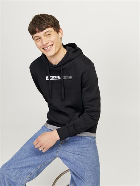 JJECORP LOGO SWEAT HOOD PLAY NOOS black2