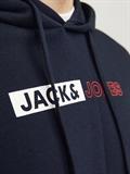 JJECORP LOGO SWEAT HOOD PLAY NOOS navy blazer2