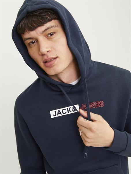 JJECORP LOGO SWEAT HOOD PLAY NOOS navy blazer2