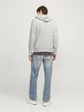 JJECORP LOGO SWEAT HOOD PLAY NOOS white melange