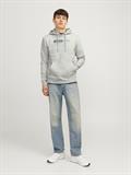 JJECORP LOGO SWEAT HOOD PLAY NOOS white melange