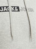 JJECORP LOGO SWEAT HOOD PLAY NOOS white melange
