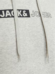 JJECORP LOGO SWEAT HOOD PLAY NOOS white melange
