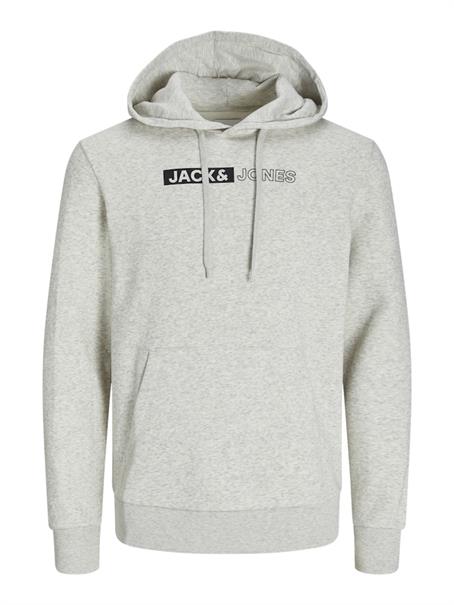 JJECORP LOGO SWEAT HOOD PLAY NOOS white melange